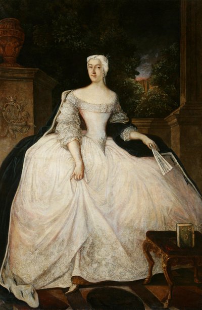 Portrait of Teofila Działyńska (1714-1790) by Circle of Antoine Pesne